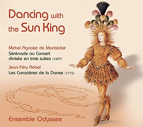 "Dancing with the Sun King" CD cover featuring a man in an orange costume.