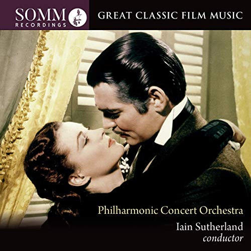 "CD cover with a man and woman embracing, vintage-style film scene."