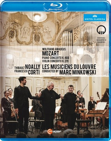 Mozart:Piano Concerto K488 [Thibault Noally; Francesco Corti; Les Musiciens du Louvre,Marc Minkowski] [C MAJOR ENTERTAINMENT: BLU RAY] [Blu-ray] Blu-ray