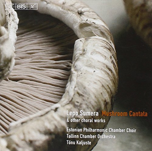CD cover featuring a close-up of a mushroom with text overlay.