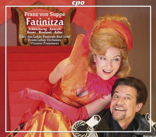 "CD cover featuring a man and woman in operetta attire, smiling together."