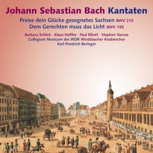"CD cover with 18th-century town square scene and German text."