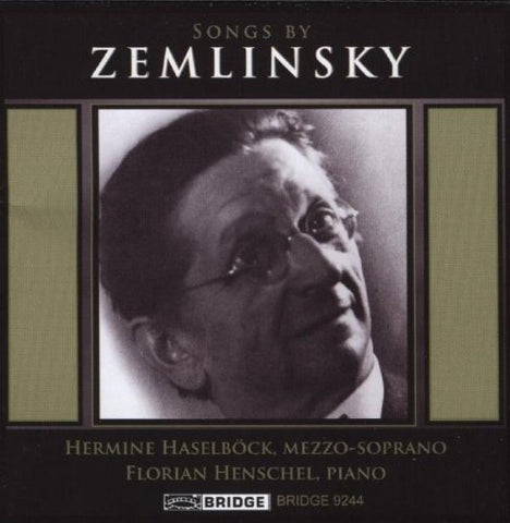 Haselbock - SONGS BY ZEMLINSKY [CD]