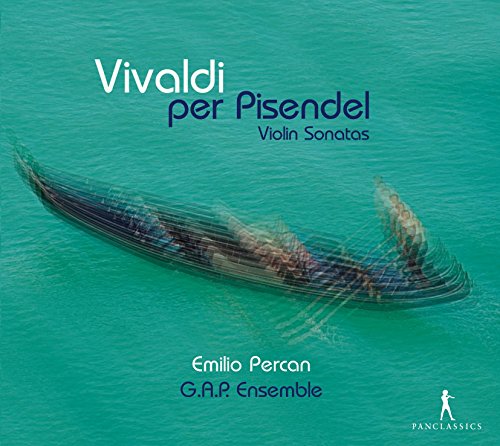 CD cover with a boat on turquoise water, featuring text and a logo.