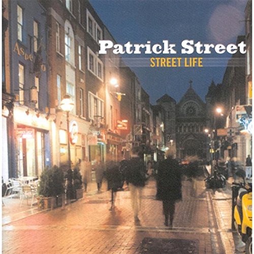 "Album cover with a nighttime city street scene and 'Patrick Street - Street Life' text."