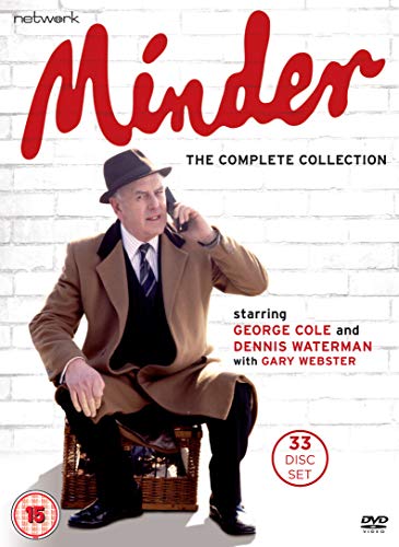 DVD cover featuring a man sitting on a wicker suitcase, talking on a phone.