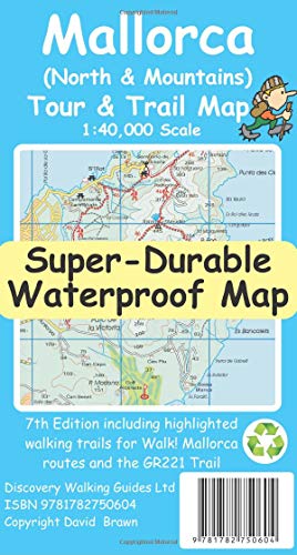 Mallorca North & Mountains Tour & Trail Super-Durable Map (7th edition)