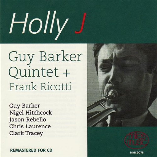 CD cover with a black-and-white image of a man playing a trumpet.
