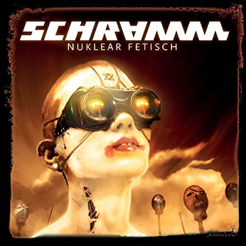 Album cover featuring a person wearing a helmet and goggles with glowing lenses.