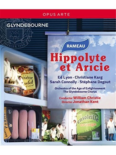 Blue Blu-ray case with red banner and opera cover art featuring "Hippolyte et Aricie".