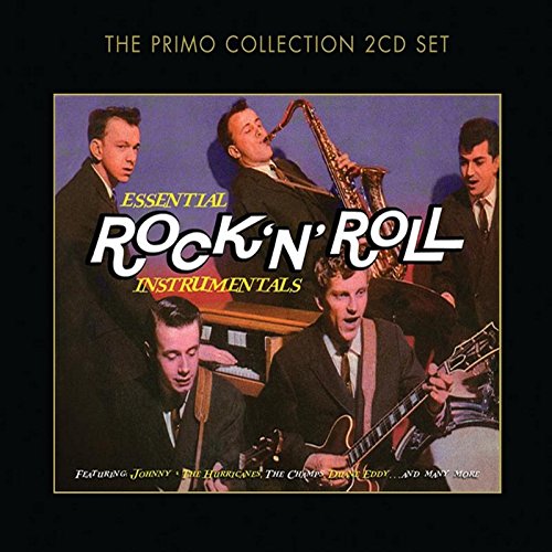 "CD cover with five men in suits playing various instruments against a purple background."