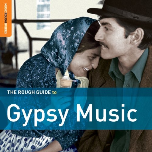 "CD cover with a man and woman, 'Gypsy Music' title, and bonus CD note."