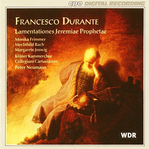 Francesco Durante - Durante: Lamentations Jeremiae Prophetae [CD]