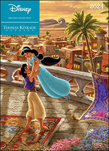 Disney Dreams Collection by Thomas Kinkade Studios: 12-Month 2024 Monthly/Weekly Engagement Calendar: Original Andrews McMeel-Tischkalender [Kalendar]