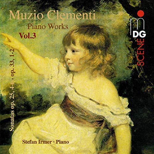 "CD cover featuring a painting of a young girl in a white dress."