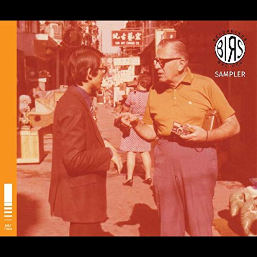 "CD cover with red-toned street scene image and 'BIRDS' logo."