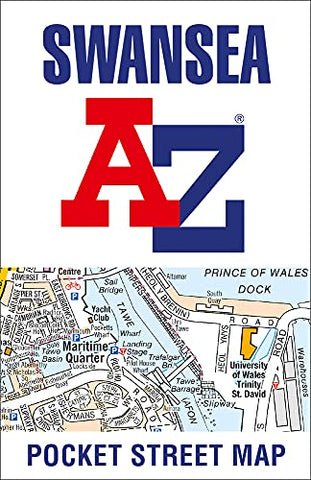 Swansea A-Z Pocket Street Map