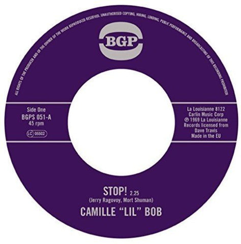 Camille Lil Bob - Stop! / Brother Brown [VINYL]