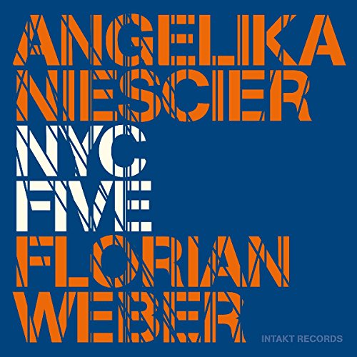 The alt text for the image is: "Blue album cover with orange and white text."