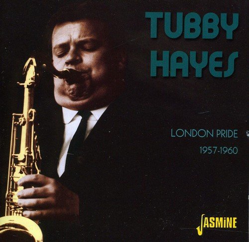 Jazz album cover featuring a man playing saxophone, with artist and title text.