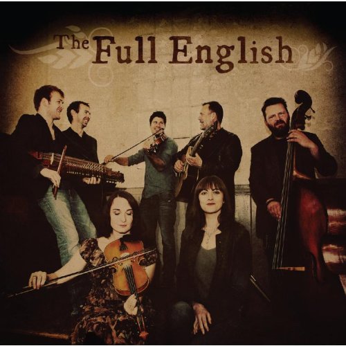 "CD cover featuring a group of seven musicians holding various stringed instruments."