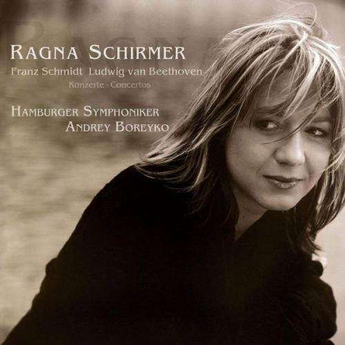CD cover with a woman and white text on a blurred background.