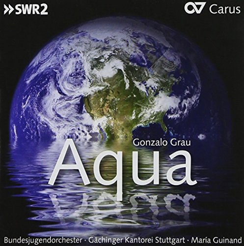 "CD cover featuring a globe partially submerged in water with white text overlay."