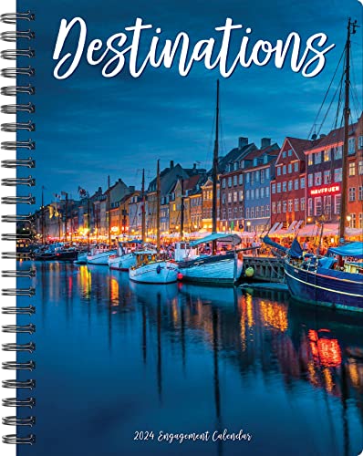 Destinations 2024 6.5 X 8.5 Engagement Calendar