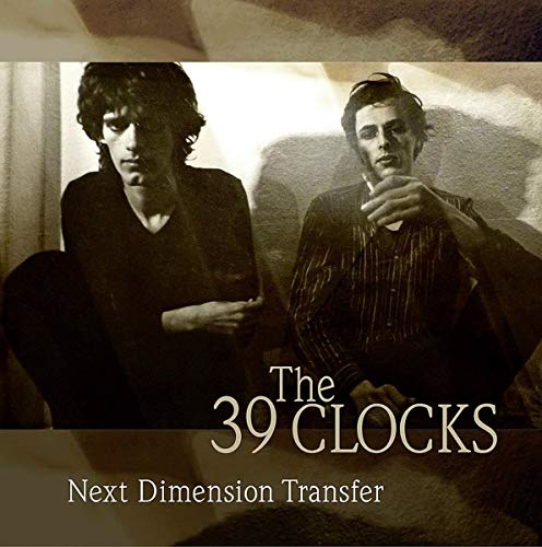 Vinyl album cover with sepia-toned image of two men and text overlay.