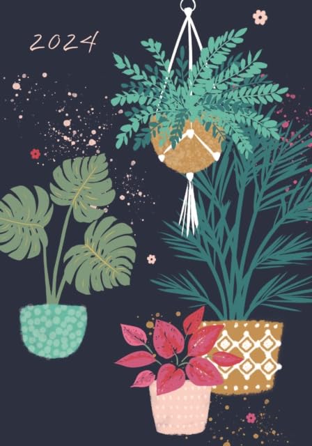 CAROUSEL CALENDARS Fashion Diary Happy Plants A6 Diary 2024