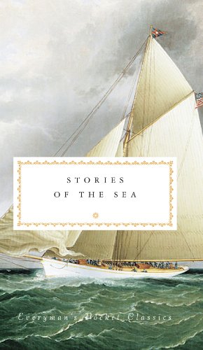"Book cover featuring a sailing ship on choppy waters with a cloudy sky."