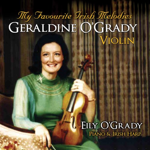CD cover featuring a woman holding a violin, wearing a green dress.