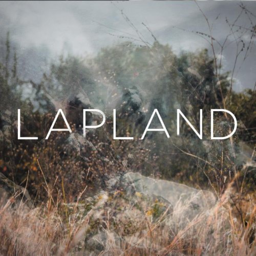 The image shows a CD cover for "Lapland" with a blurry, natural landscape. Alt text: "CD cover with 'Lapland' text over a blurry, natural landscape."