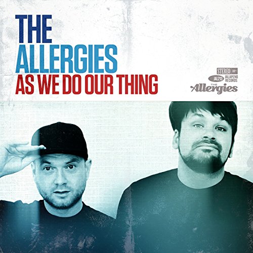 Album cover with two men, titled "The Allergies - As We Do Our Thing".