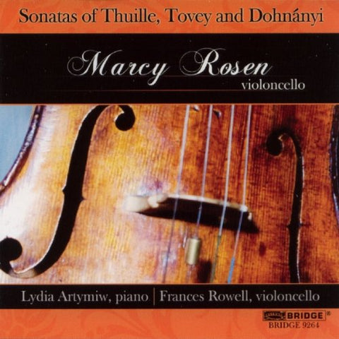 M.rosenartymiwrowell - Dohn?nyi, Thuille, Tovey - Cello Sonatas [CD]