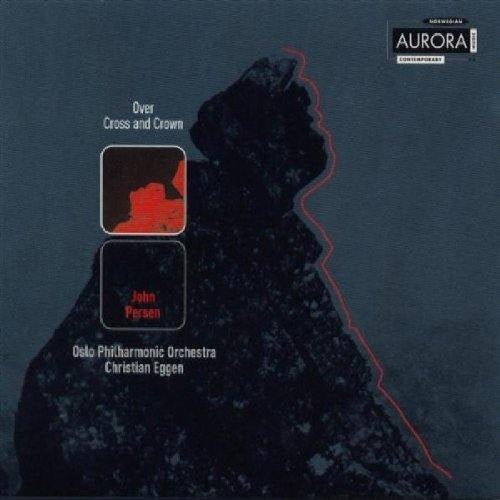 "Blue album cover with dark silhouette and orange outline of a person's profile."