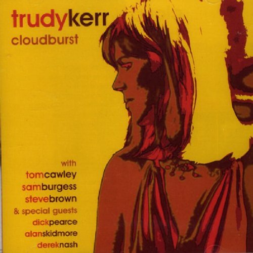 "Album cover featuring an abstract illustration of a woman against a yellow background."