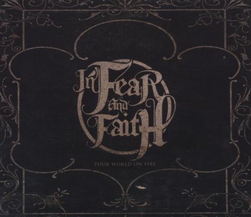 "Album cover with 'In Fear And Faith' in ornate text on a dark background."