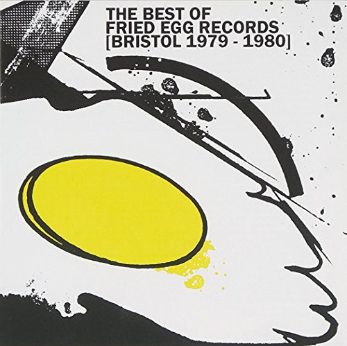 Album cover with a yellow egg yolk on a grey background.