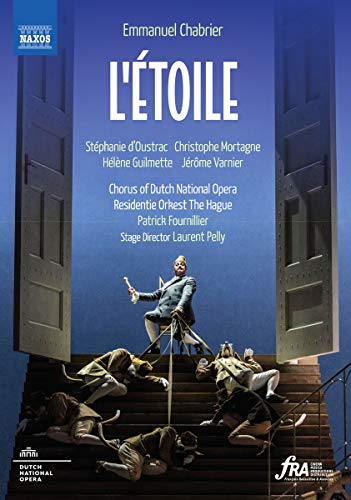 DVD cover for "L'Étoile" featuring a man standing over fallen people on a stage.