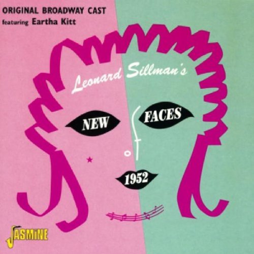 "CD cover with pink and green background, featuring stylized face and 'New Faces 1952' text."