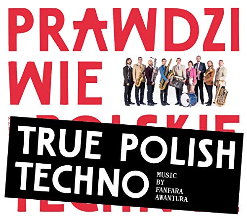 "CD cover with red and white text and a band image."