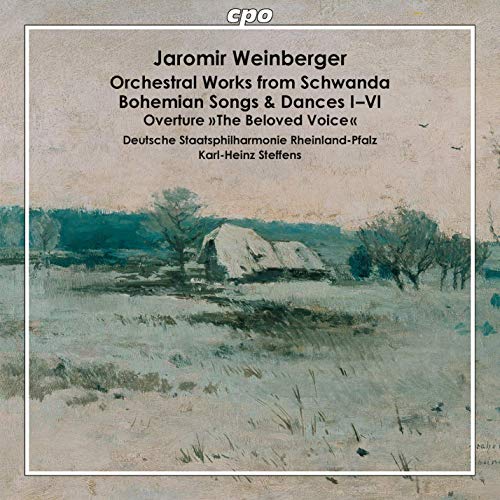 CD cover with a watercolor landscape and black text in a white border.
