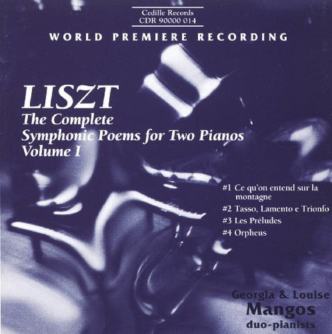 G&l Mangos - Liszt - Symphonic Poems transcribed for two pianos [CD]