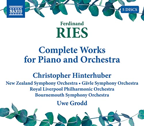 Christopher Hinterhuber - Ferdinand Ries: Complete Works for Piano and Orchestra [CD]