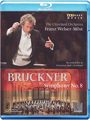 Blue Blu-ray case with conductor and orchestra on the cover.