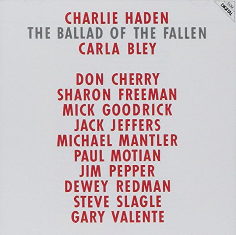 Charlie Haden & Carla Bley - The Ballad Of The Fallen [CD]