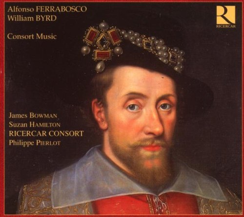 Ricercar Consort James Bowm - Ferrabosco Byrd: Consort Music [CD]