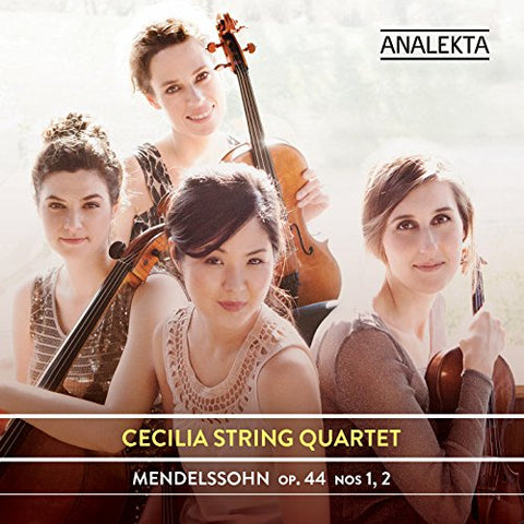 Cecilia String Quartet - Mendelssohn: String Quartets  Op. 44, Nos 1, 2 Audio CD