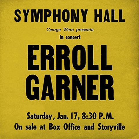 Erroll Garner - Symphony Hall Concert [VINYL]